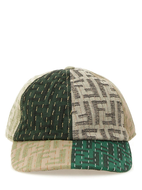 FENDI Cotton Linen Blend Hat for Men - SS25 Collection