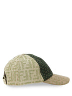 FENDI Cotton Linen Blend Hat for Men - SS25 Collection