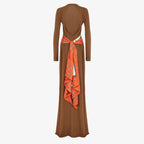 FENDI Elegant Women's Wool Suit Dress for FW24