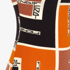 FENDI Printed Viscose Blend Dress - Women’s Suit