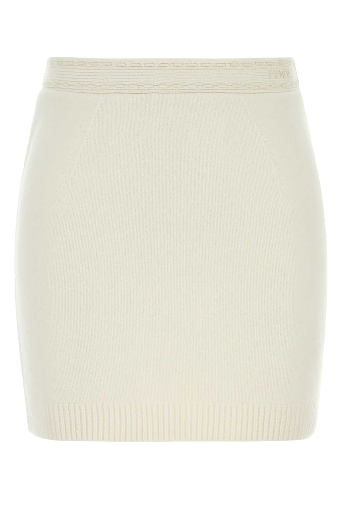 FENDI Chic Mini Cashmere Blend Skirt for Women