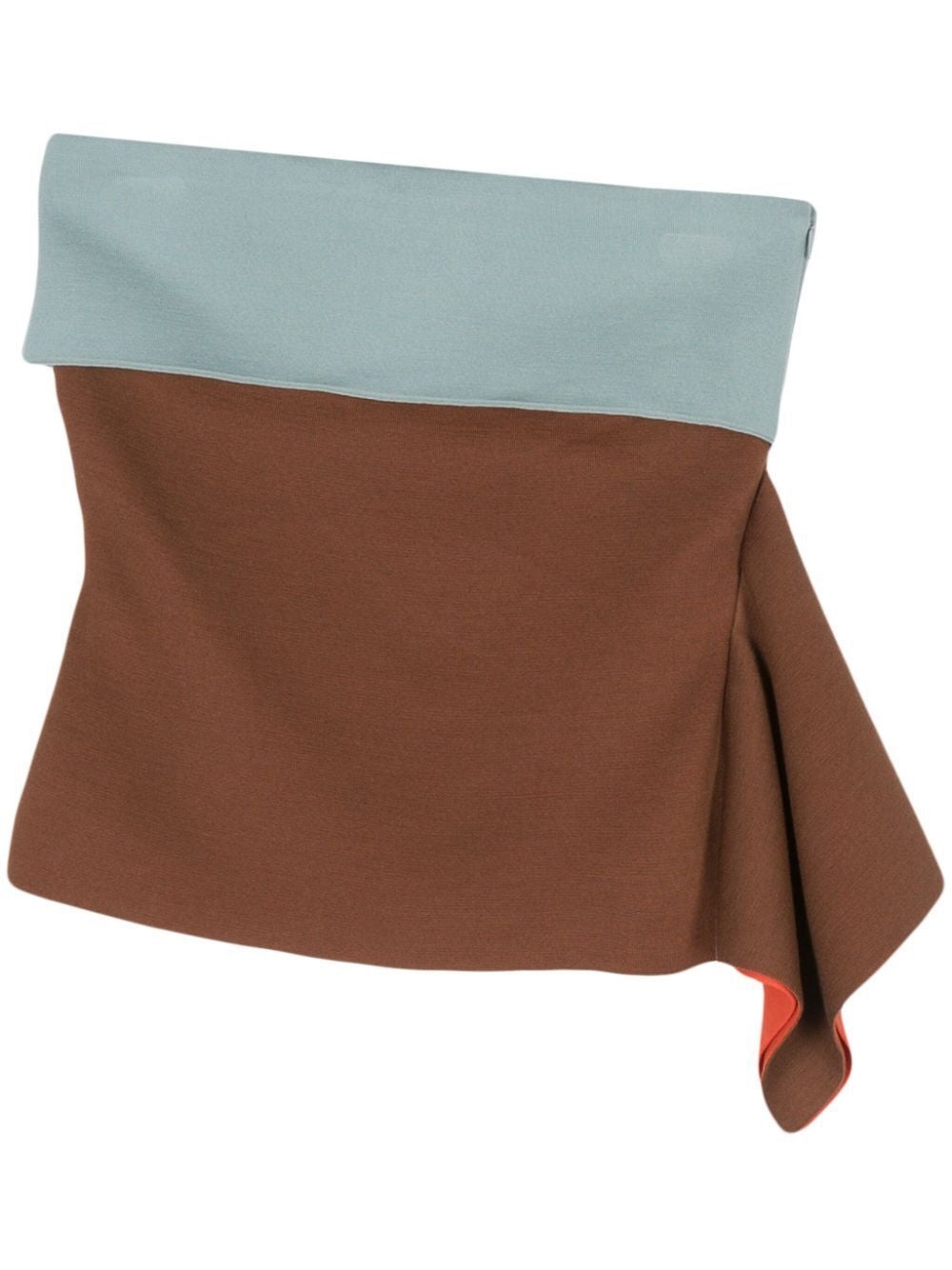FENDI Multicolor Stretch Wool Blend Mini Top