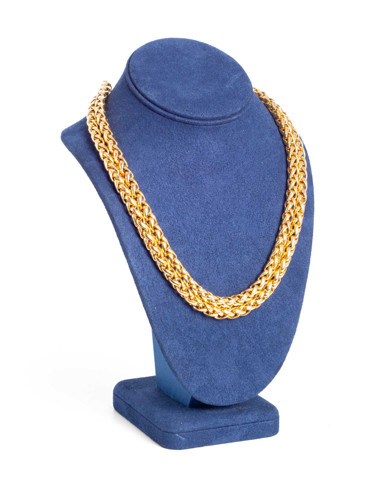 Fendi 24K Gold Plated Chunky Chain Necklace
