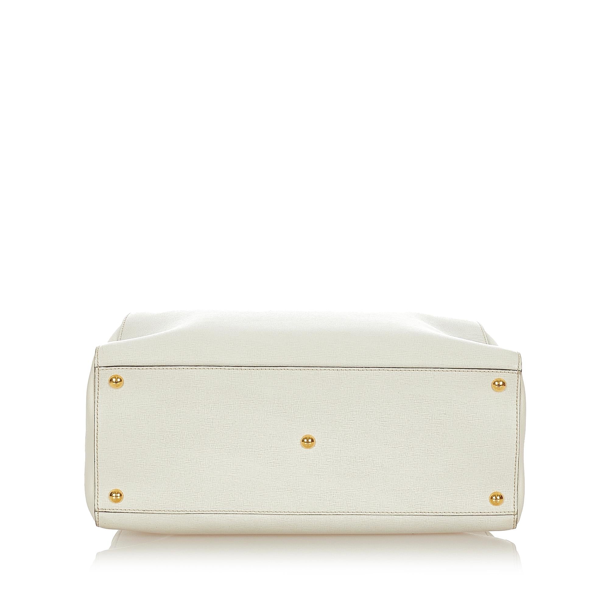 Fendi 2Jours Leather Satchel (SHG-23583)