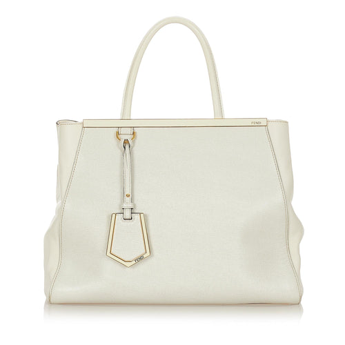 Fendi 2Jours Leather Satchel (SHG-23583)