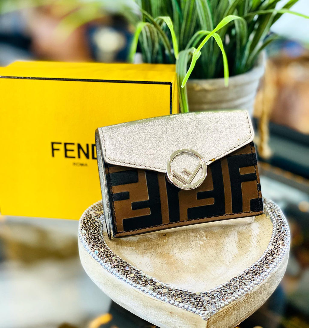 Fendi Micro Trifold Mirror Maya Wallet