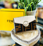 Fendi Micro Trifold Mirror Maya Wallet
