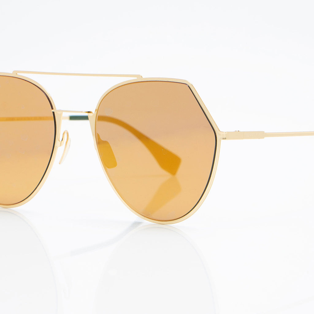 Fendi Angled Aviator Sunglasses (SHF-Bb8aop)