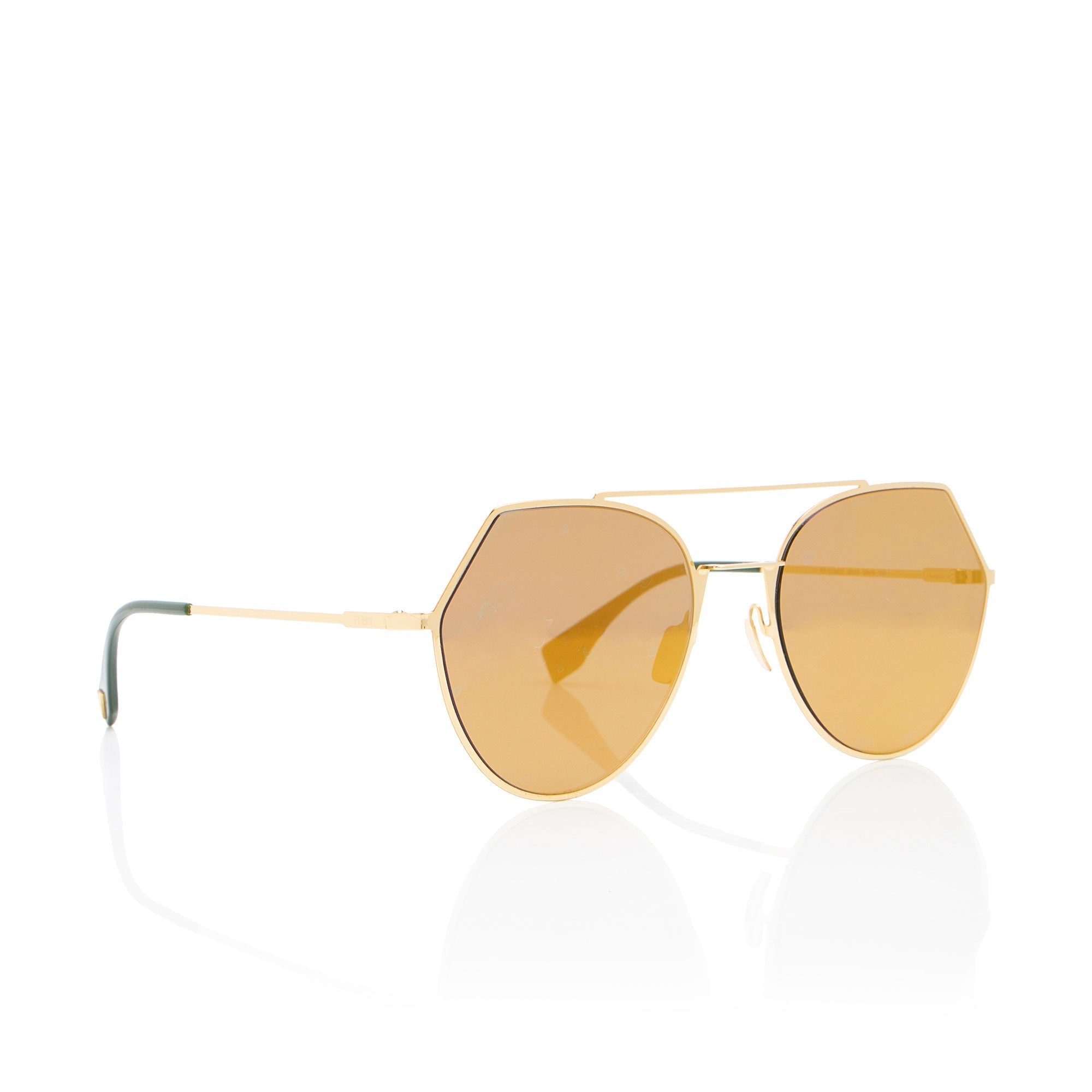 Fendi Angled Aviator Sunglasses (SHF-Bb8aop)