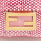 Fendi Beaded Mini Pico Baguette Charm Bag (SHF-17173)