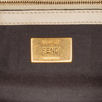 Fendi Bicolor Leather Chain Midi Baguette (SHG-Hf8LuU)