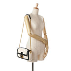 Fendi Bicolor Leather Chain Midi Baguette (SHG-Hf8LuU)