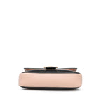 Fendi Bicolor Leather Chain Midi Baguette (SHG-HANO4S)