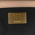 Fendi Bicolor Leather Chain Midi Baguette (SHG-HANO4S)