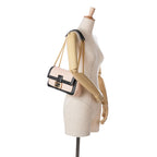 Fendi Bicolor Leather Chain Midi Baguette (SHG-HANO4S)