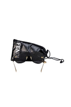 Fendi - Black Large Frameless Sunglasses