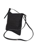 Fendi - Black Monogram Zucchino Canvas Crossbody Bag