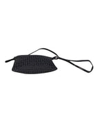Fendi - Black Monogram Zucchino Canvas Crossbody Bag