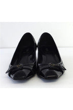 Fendi - Black Patent Leather Kitten Heels Sz 10.5