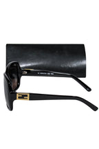 Fendi - Black Rounded Oval Oversized Sunglasses