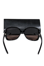 Fendi - Black Rounded Oval Oversized Sunglasses
