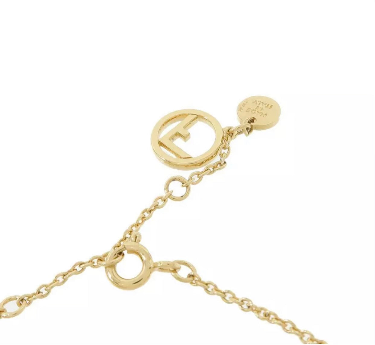 FENDI Logo Charm Bracelet