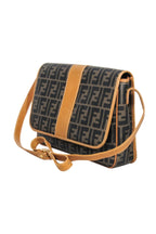 Fendi - Brown Monogram Vintage Messenger Shoulder Bag