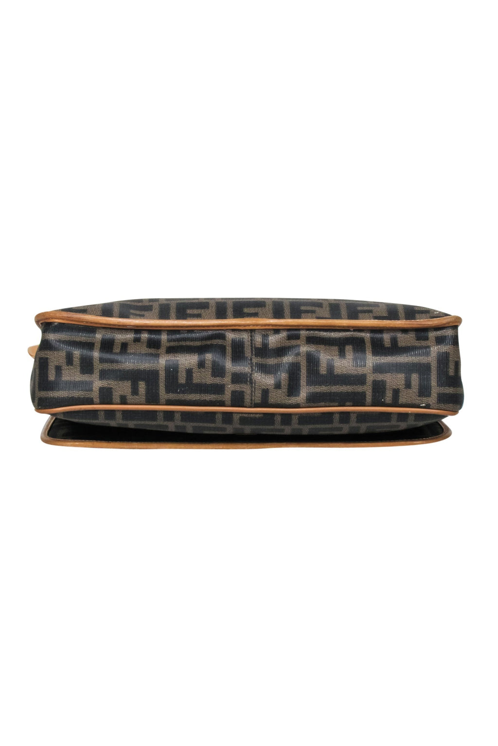 Fendi - Brown Monogram Vintage Messenger Shoulder Bag