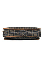 Fendi - Brown Monogram Vintage Messenger Shoulder Bag