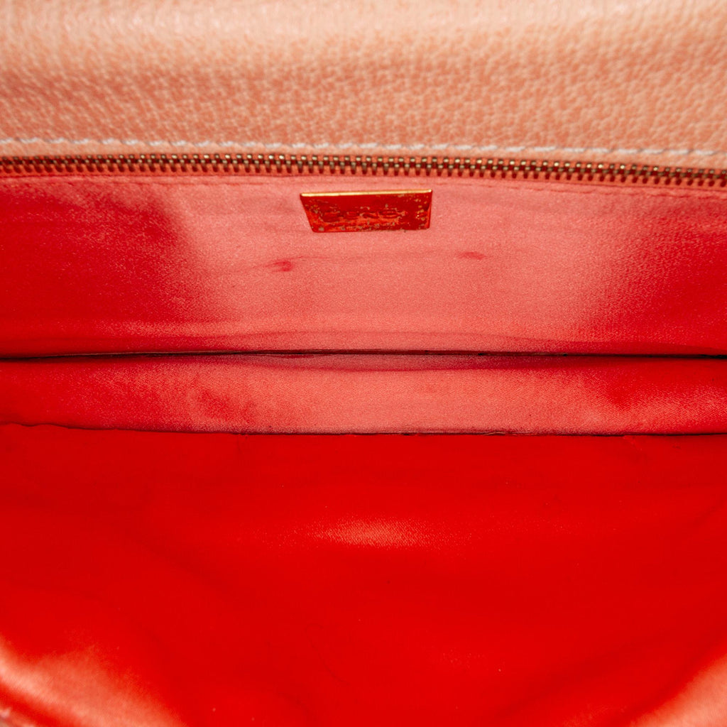 Fendi Calfskin Baguette Shoulder Bag