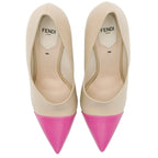 Fendi Calfskin Cap Toe Pumps - Size 9.5 / 39.5 (SHF-0N8d31)