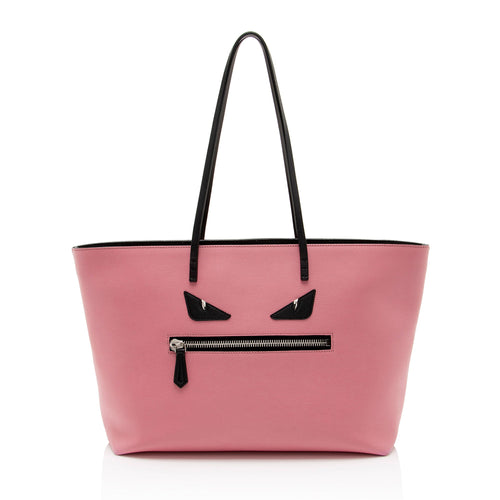 Fendi Calfskin Monster Roll Tote (SHF-EPg09i)