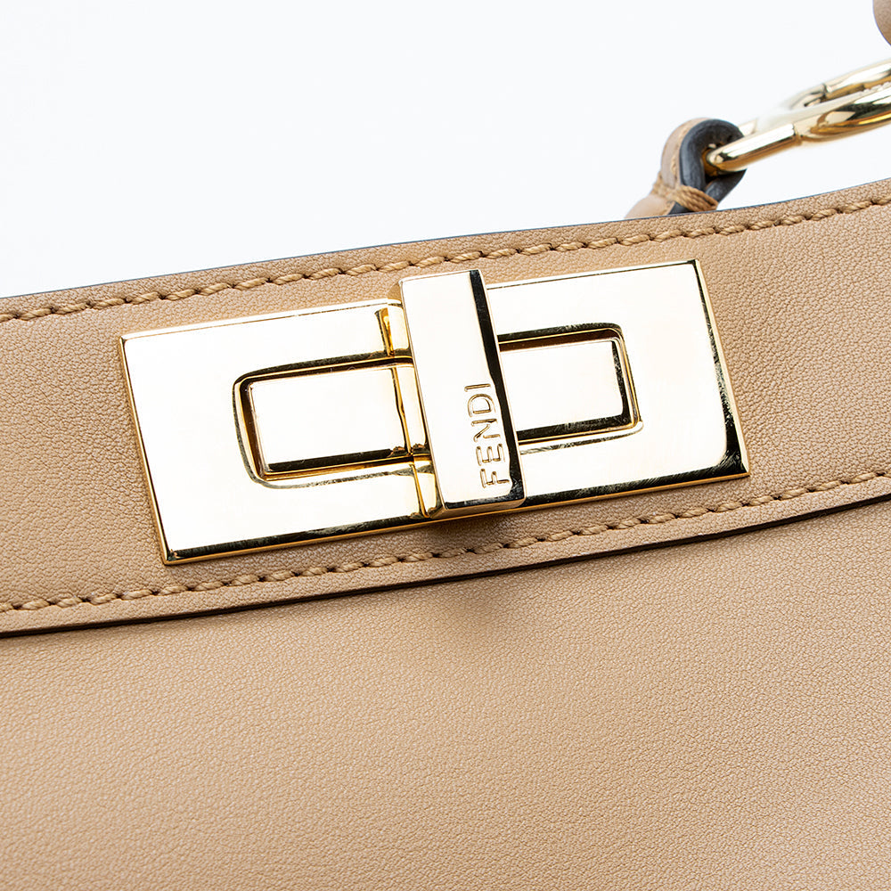 Fendi Calfskin Peekaboo Medium Satchel (SHF-18868)