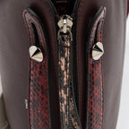 Fendi Calfskin Python By The Way Small Boston Bag (SHF-yJjZI0)