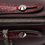 Fendi Calfskin Python By The Way Small Boston Bag (SHF-yJjZI0)