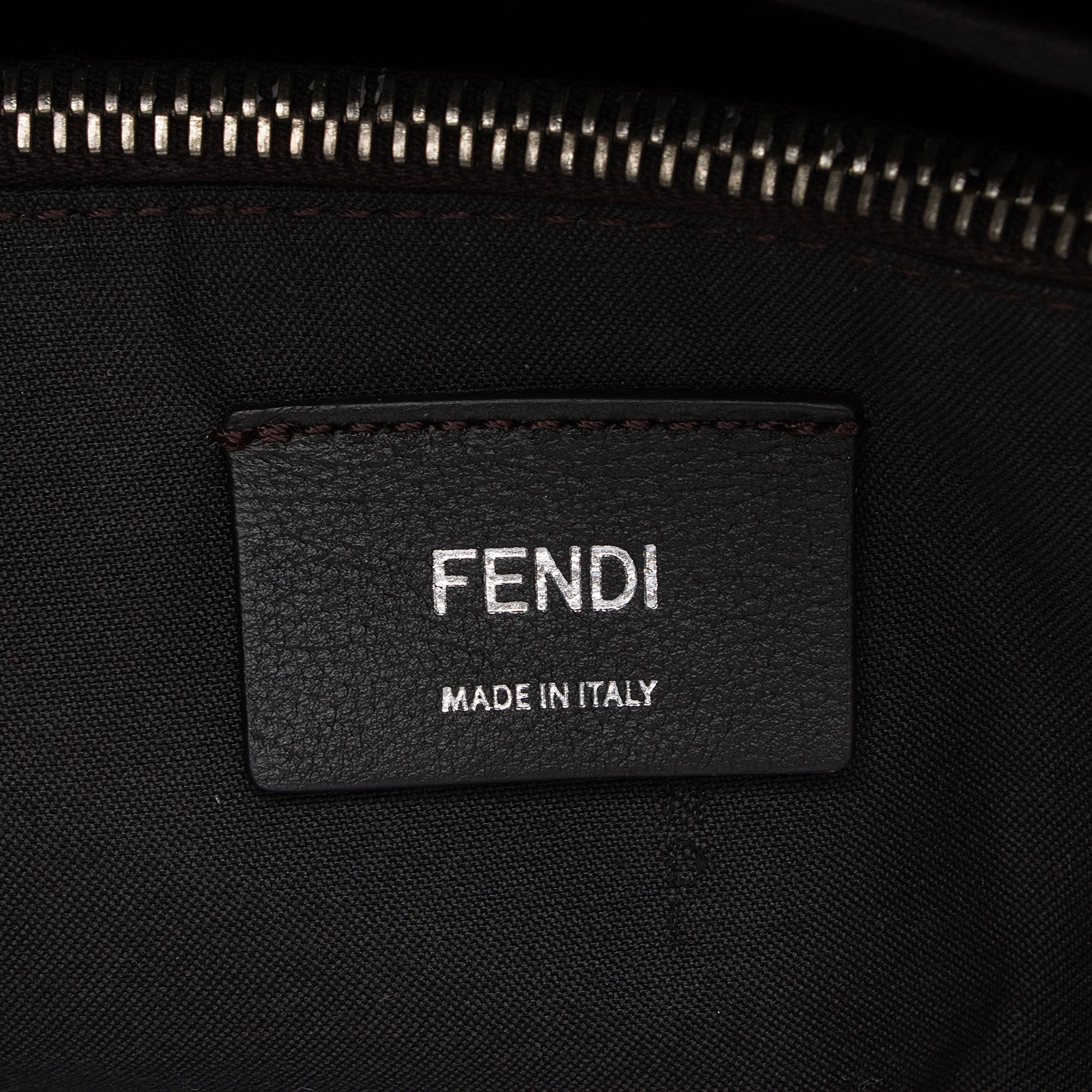Fendi Calfskin Python By The Way Small Boston Bag (SHF-yJjZI0)