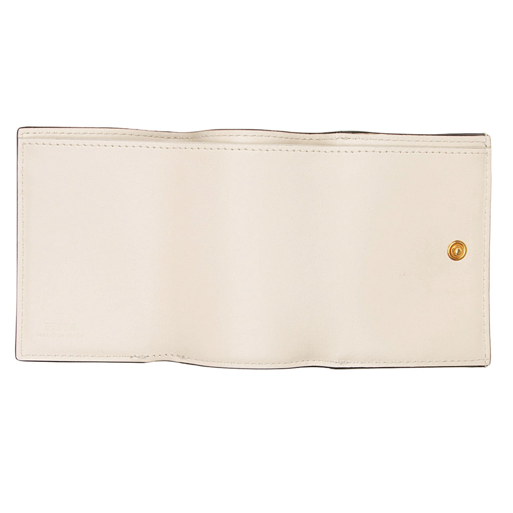 Fendi Calfskin Roma Micro Tri-Fold Wallet (SHF-uRF5Z1)