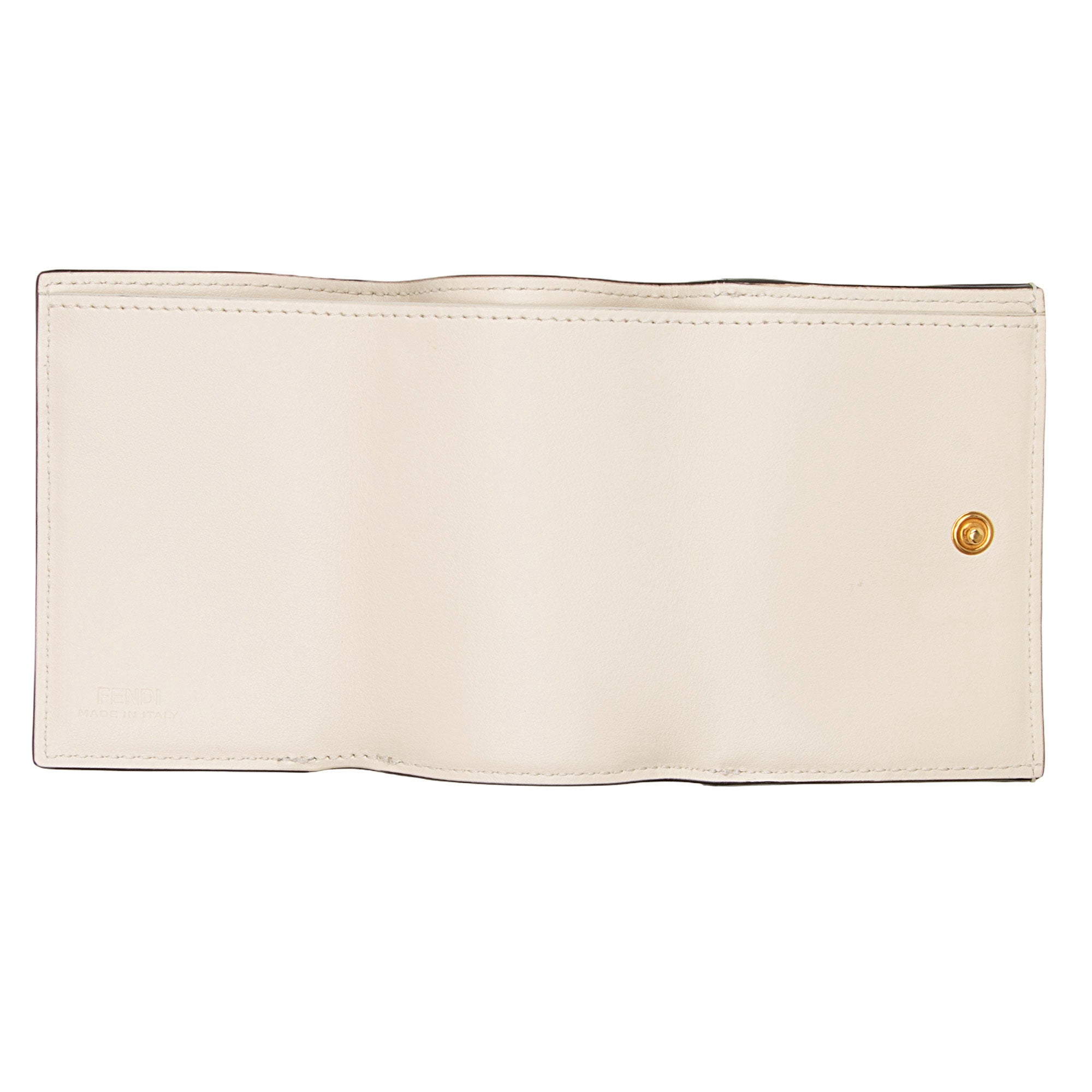 Fendi Calfskin Roma Micro Tri-Fold Wallet (SHF-uRF5Z1)