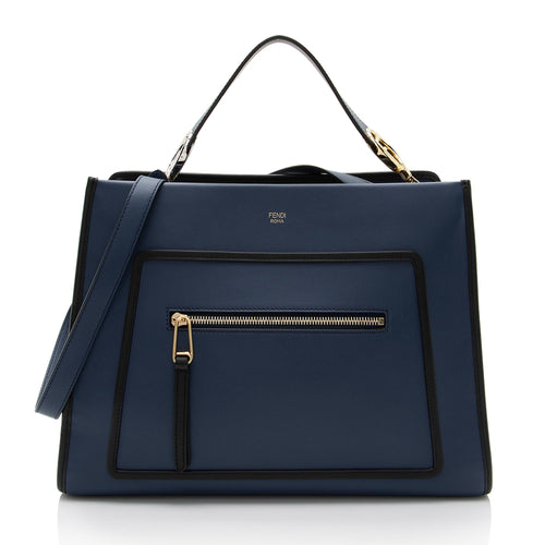 Fendi Calfskin Runaway Medium Tote (SHF-MJuMww)