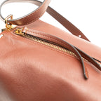 Fendi Calfskin Selleria Triangle Shoulder Bag (SHG-wv4LIw)