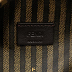 Fendi Calfskin Selleria Triangle Shoulder Bag (SHG-wv4LIw)