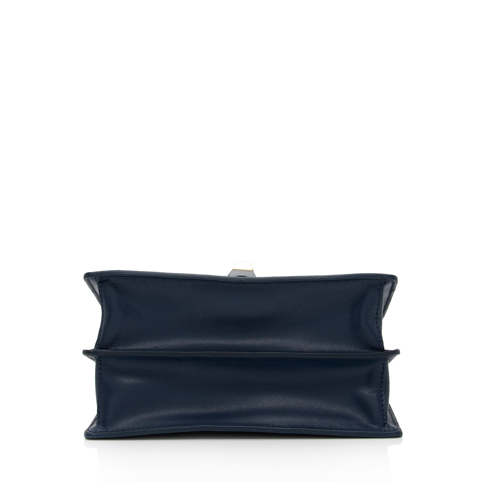 Fendi Calfskin Striped Canvas Kan I Small Shoulder Bag (SHF-yQIdt1)