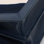 Fendi Calfskin Striped Canvas Kan I Small Shoulder Bag (SHF-yQIdt1)