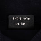 Fendi Calfskin Striped Canvas Kan I Small Shoulder Bag (SHF-yQIdt1)