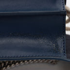 Fendi Calfskin Striped Canvas Kan I Small Shoulder Bag (SHF-yQIdt1)