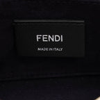 Fendi Calfskin Striped Canvas Kan I Small Shoulder Bag (SHF-yQIdt1)