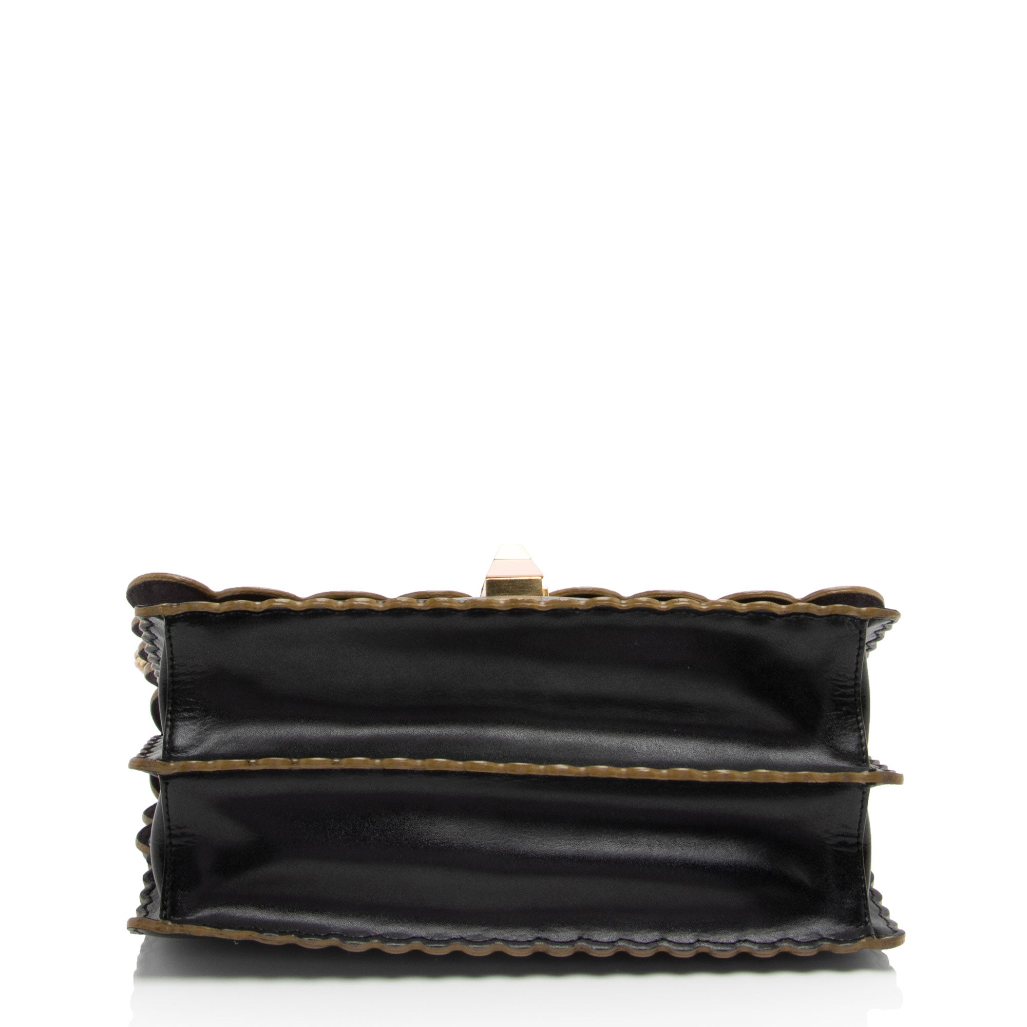 Fendi Calfskin Studded Kan I Medium Shoulder Bag (SHF-boJIBf)