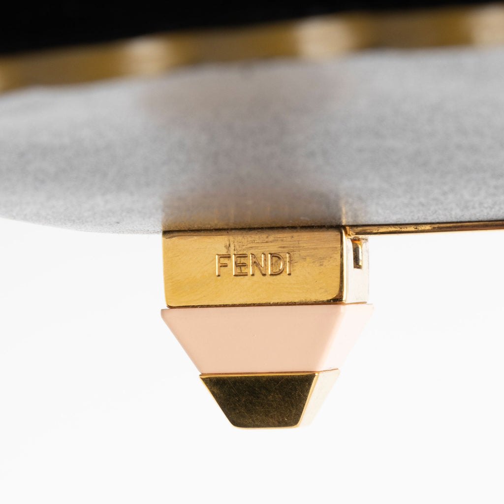 Fendi Calfskin Studded Kan I Medium Shoulder Bag (SHF-boJIBf)