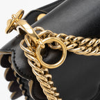 Fendi Calfskin Studded Kan I Medium Shoulder Bag (SHF-boJIBf)