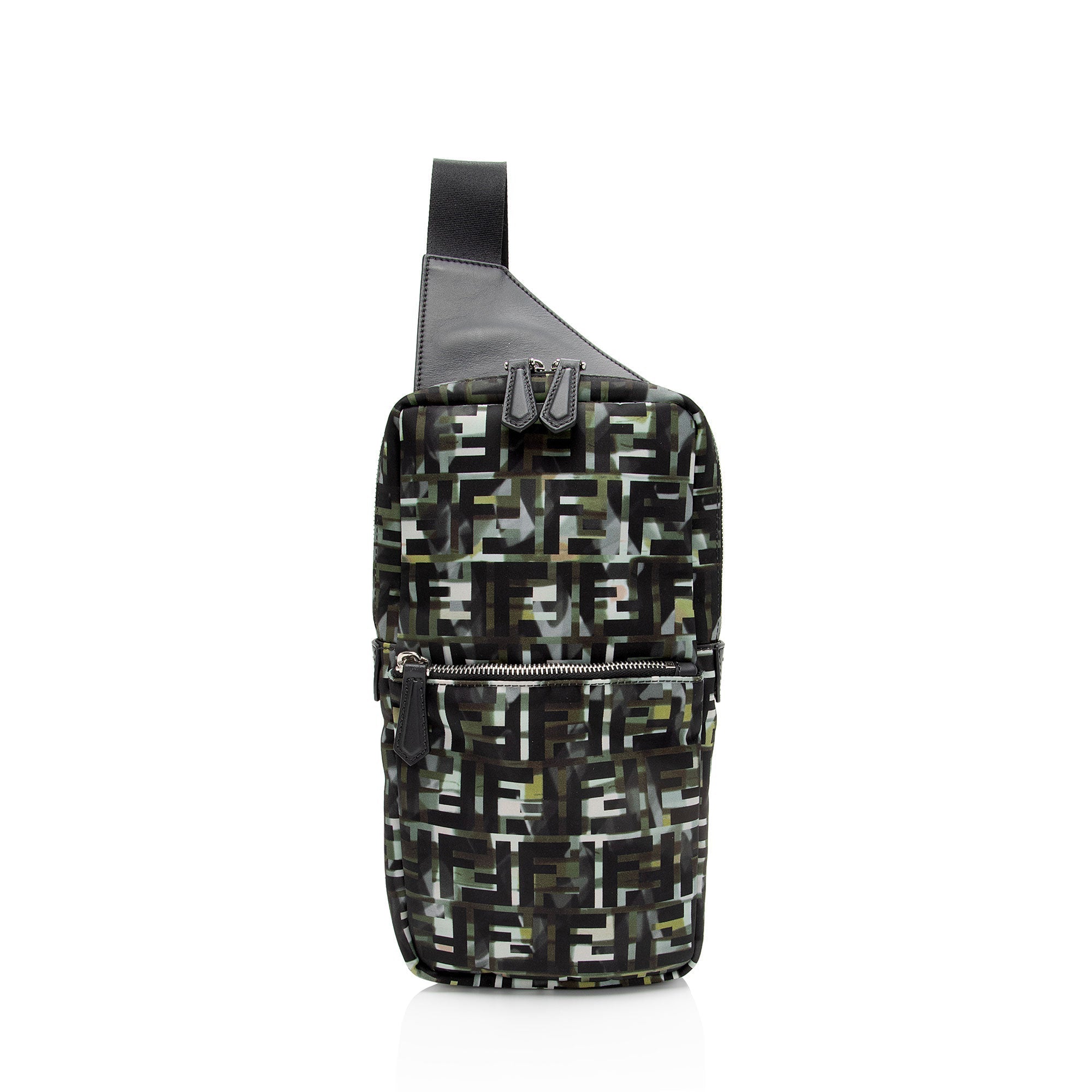 Fendi Camouflage FF Nylon Sling Bag (SHF-0nq7rU)